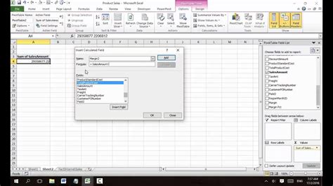 Creating Calculated Field PowerPivot