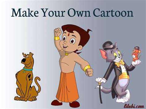 A step-by-step illustration of the process involved in creating a cartoon background