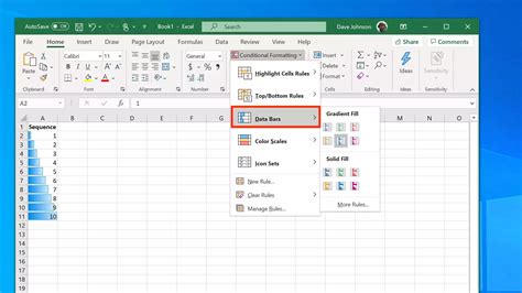 Creating a Data Bar