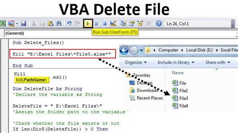 Creating and Deleting Files and Folders in VBA