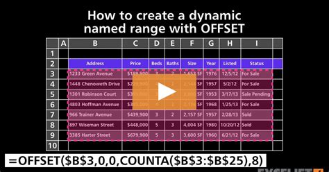 Creating Dynamic Named Ranges in Google Sheets