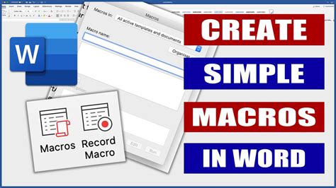 Creating Macros in Word