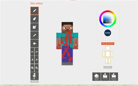 Creating Your Own Minecraft Skin Template Designs