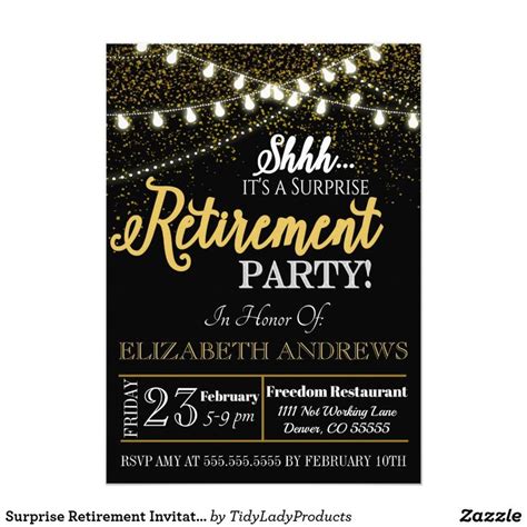 Creating a Retirement Party Invitation from Scratch