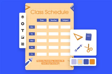 Creating a realistic and flexible schedule