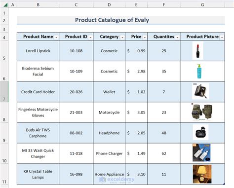 How to Create a Service Catalog Template in Excel