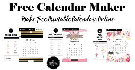 Creating your own printable schedule