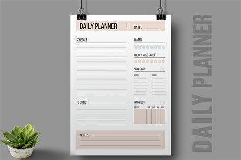 Creative Daily Planner Template