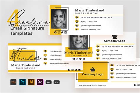 creative email signature templates