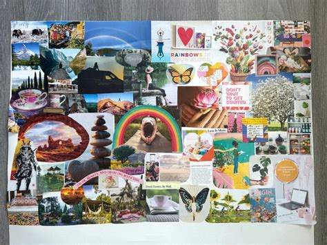 Creative expression vision board