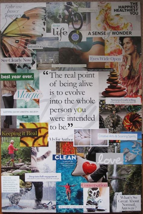 Creative expression vision board idea