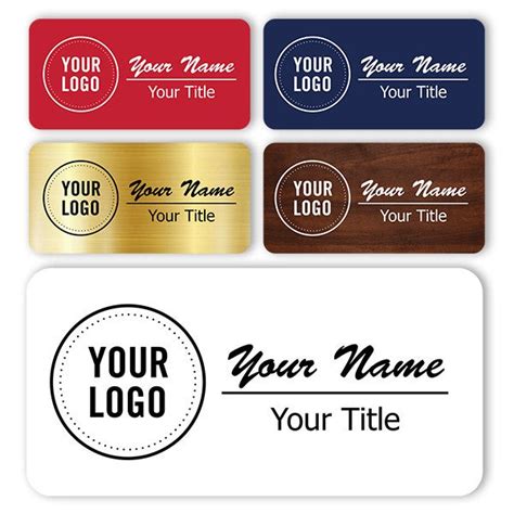 Creative font name tags design example