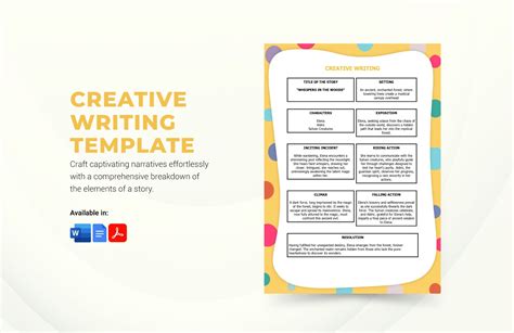 Creative journal template