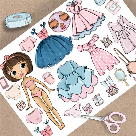 Creative Paper Doll Template