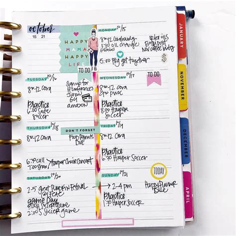 Creative Planner Ideas