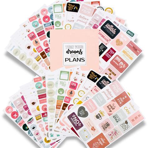 Creative planner stickers