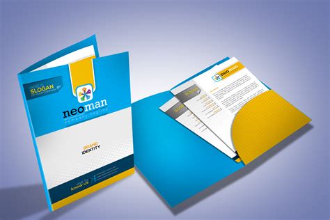 Creative Presentation Folder Template Example