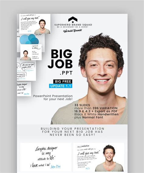 Creative Resume PPT Template