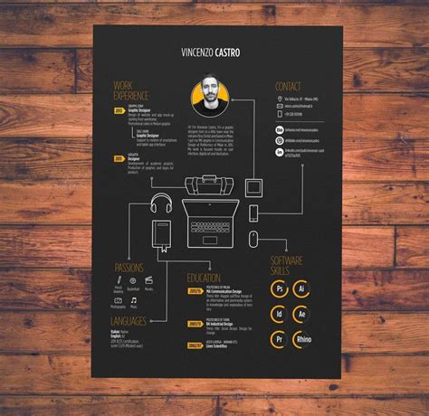 Creative Resume Template with Graphics