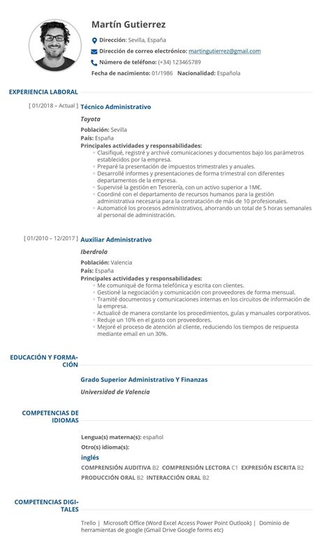 Creative Spanish Resume Template Ideas