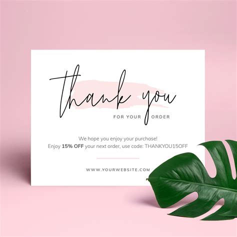 Creative Thank You Business Card Templates