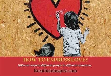 Creative Ways to Express Love