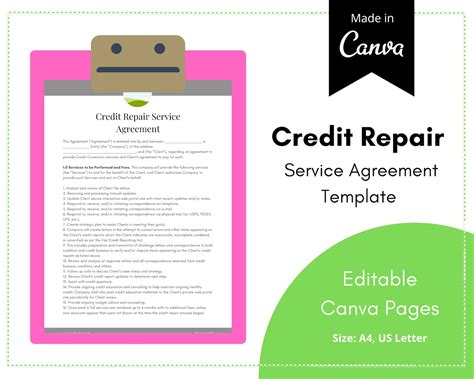 Credit repair template 10