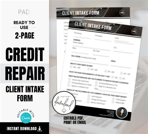 Credit repair template 6