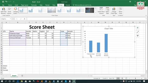 Credit Score Formula in Excel Result