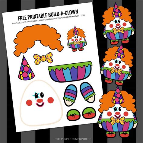 Creepy Clown Pumpkin Carving Template