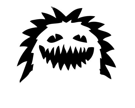 Creepy Critters Pumpkin Stencil