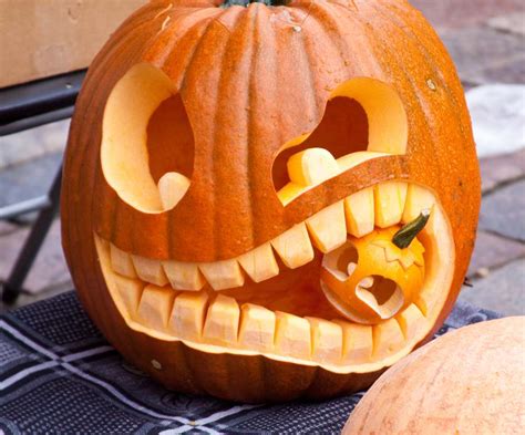 Creepy Jack-o-Lantern Faces