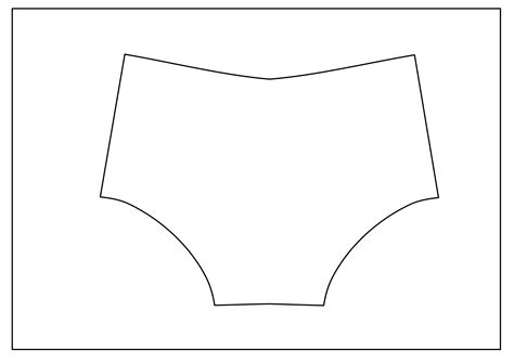 Creepy Underwear Design Template 3