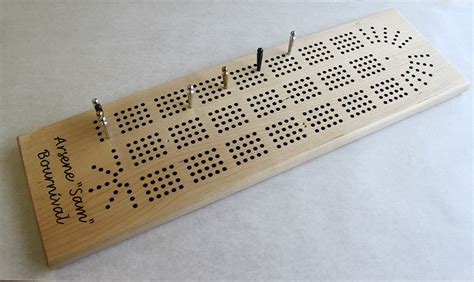 Cribbage Board Template