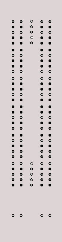 Cribbage Board Template PDF