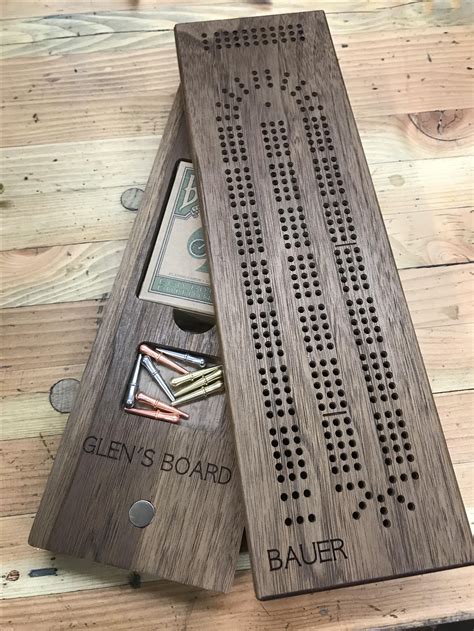 Cribbage Board Template Storage