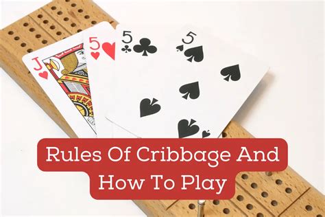 Cribbage Rules Printable Guide