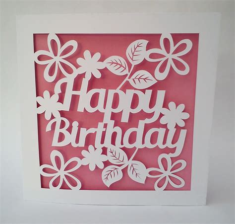 Cricut Birthday Card Template