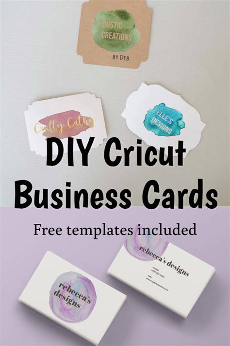 Cricut Business Card Template 1