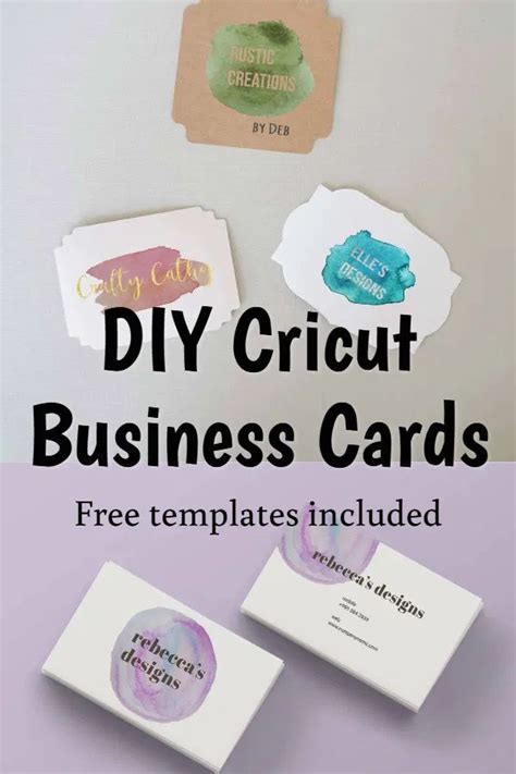 Cricut Business Card Template 3