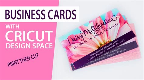 Cricut Business Card Template 6