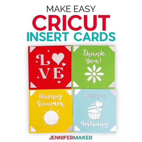 Cricut Card Insert Template