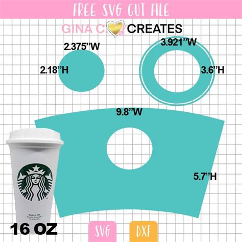 Cricut Cup Wrap Template Designs and Ideas