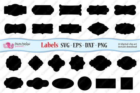 Cricut Label Templates for Free Download