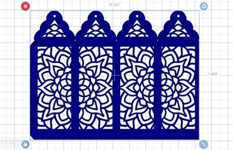 Traditional Cricut Lantern Design