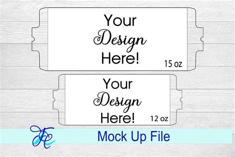 Geometric Cricut Mug Design Template