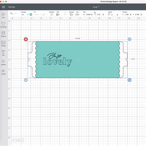 Polka Dot Cricut Mug Design Template