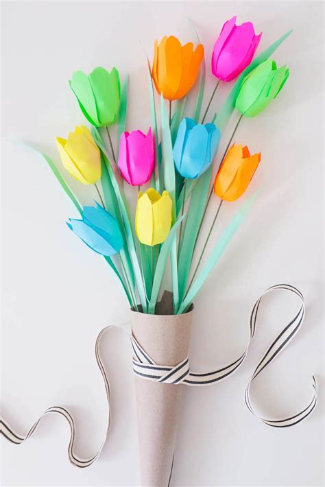 Cricut Paper Flower Tulip Template