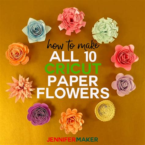 Cricut Paper Flowers