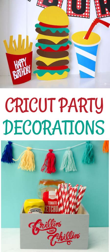 Cricut party decorations for a memorable celebration